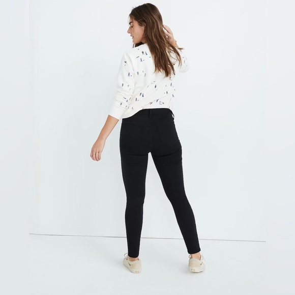 Madewell 9" Mid-Rise Skinny Jeans in Lunar Wash: TENCEL Denim Edition. Size 27. - Picture 3 of 9